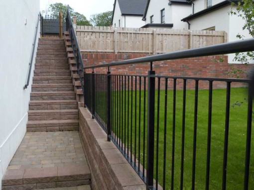 steel stair safty railings